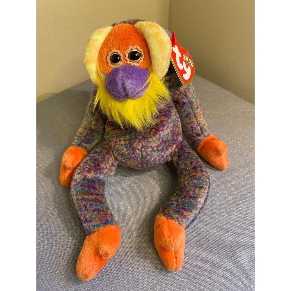 Banana Monkey June 30th 2000 TY Beanie Baby Bear Plush Toy SKU29